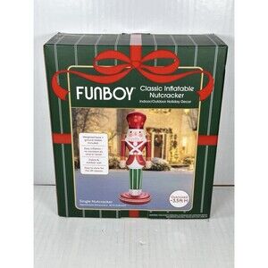 FUNBOY 3.5 FT Classic Inflatable Nutcracker Holiday Decor Indoor/Outdoor NEW